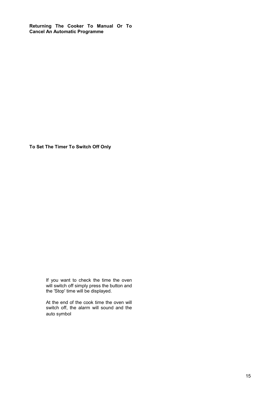 Zanussi ZCM930X User Manual | Page 15 / 32
