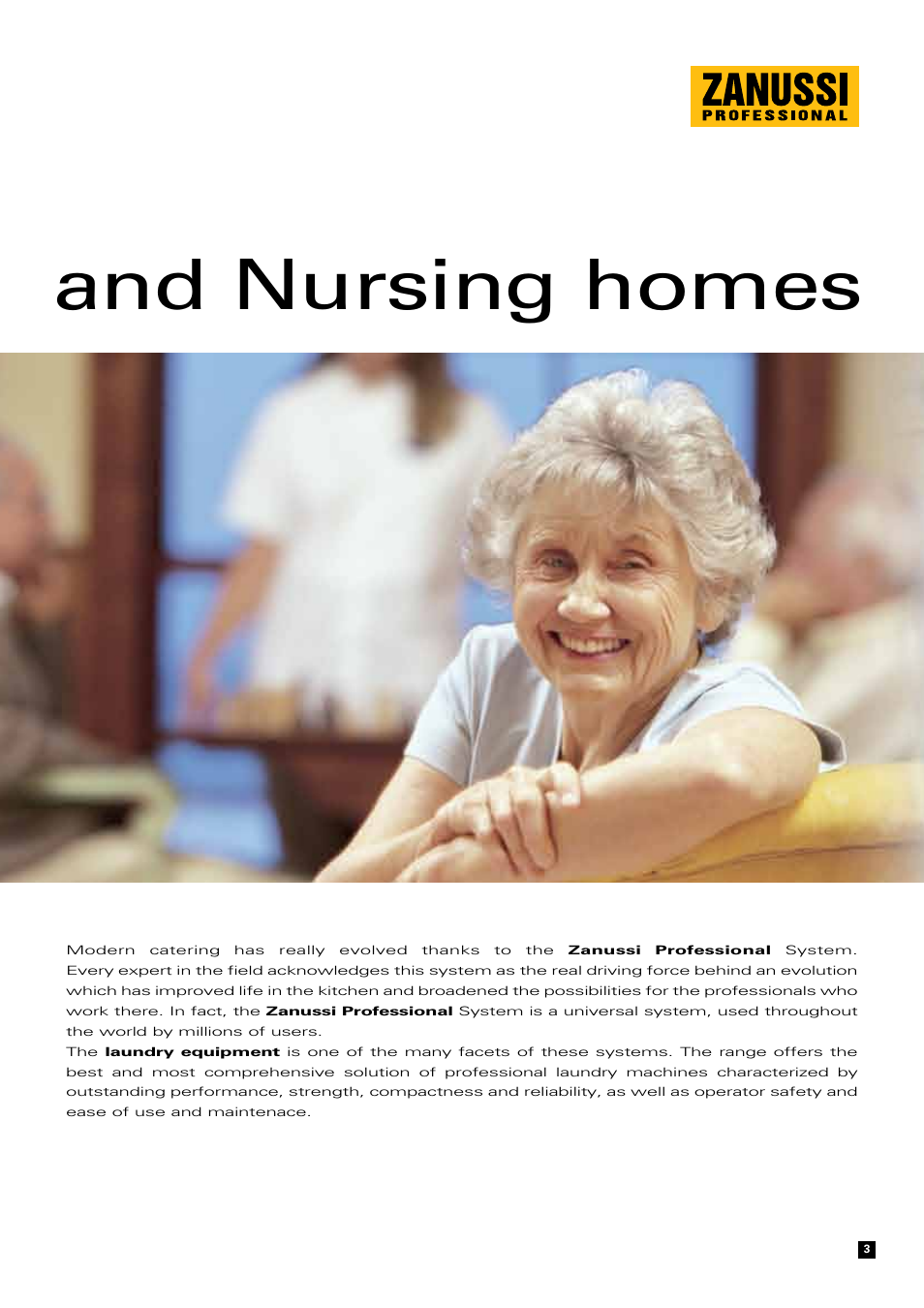 And nursing homes | Zanussi Clothes Dryer User Manual | Page 3 / 20
