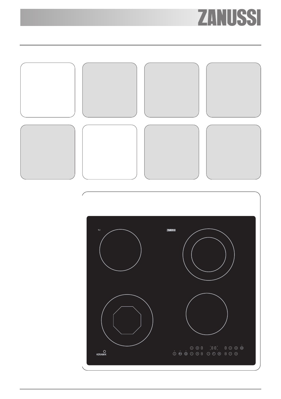 Zanussi ZVH 66 F User Manual | 28 pages