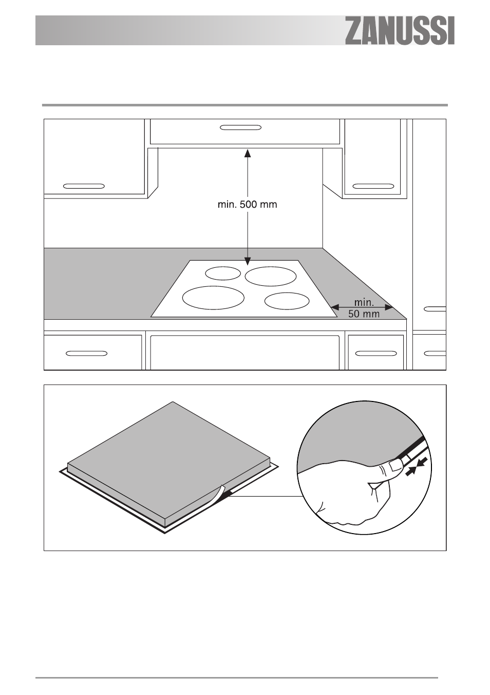 Assembly | Zanussi ZVH 66 F User Manual | Page 21 / 28