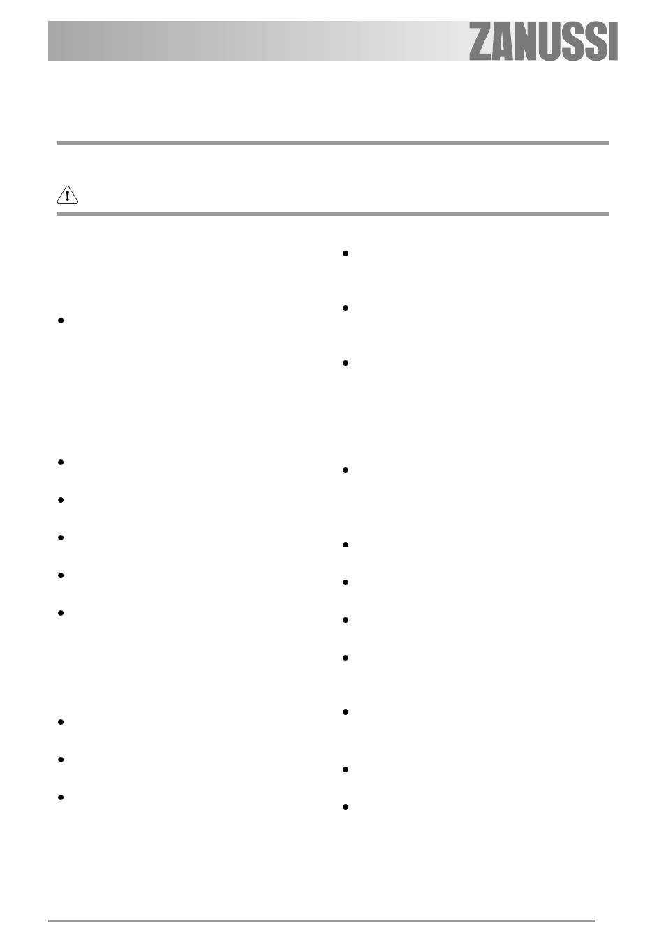 Operating instructions, Safety instructions | Zanussi ZVH 66 F User Manual | Page 3 / 28