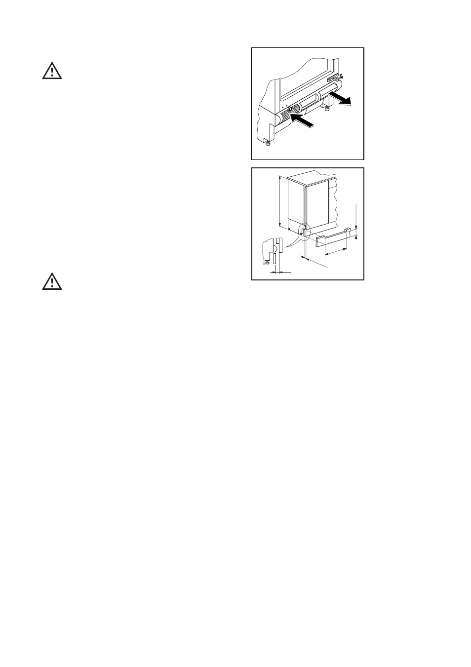 Fitting the plinth | Zanussi ZU 9120 F User Manual | Page 17 / 20