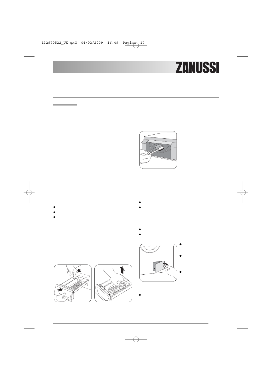 Care and cleaning | Zanussi ZWG 5140 User Manual | Page 17 / 28