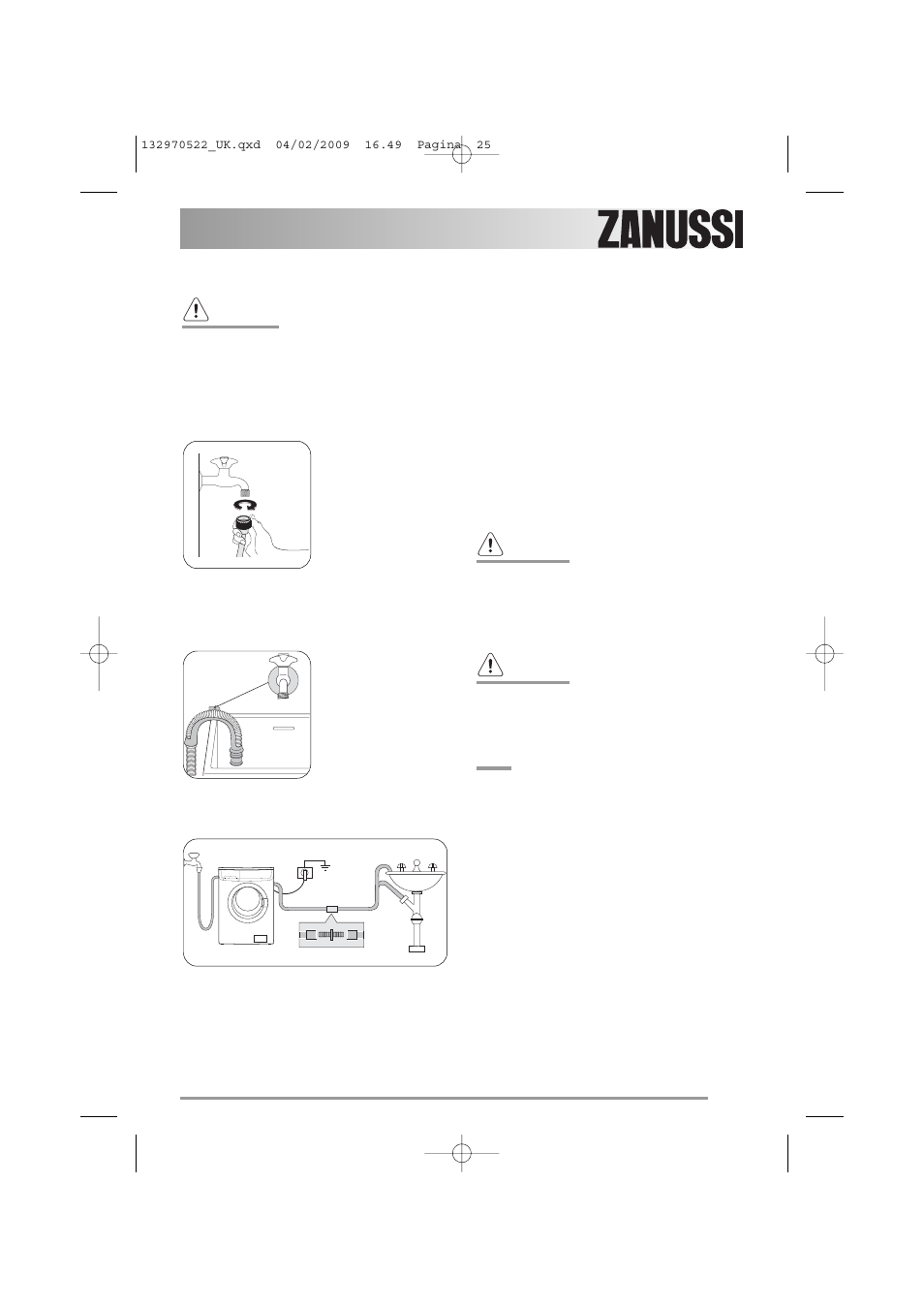 Zanussi ZWG 5140 User Manual | Page 25 / 28