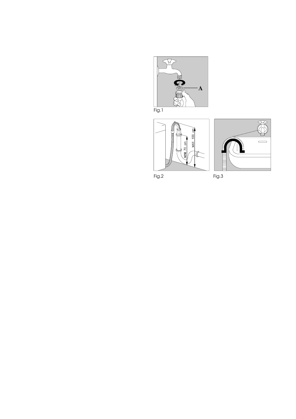 Water connection, Electrical connection | Zanussi T 613 User Manual | Page 20 / 21