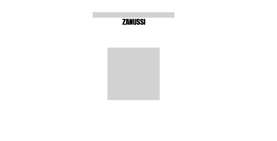 Zanussi ZM17M User Manual | 20 pages