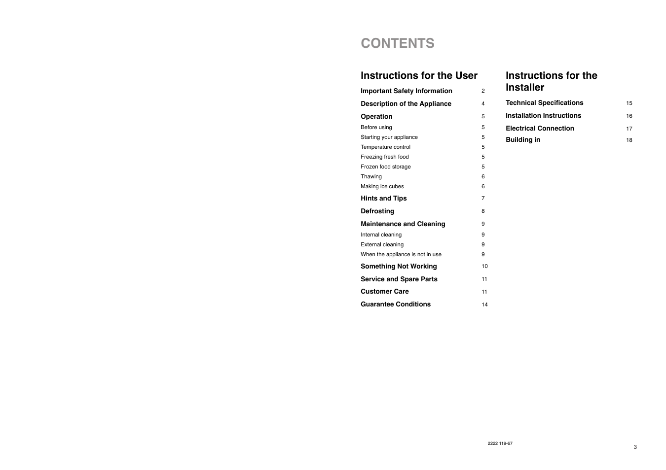 Zanussi 2222 119-57 ZI 9121 F User Manual | Page 3 / 24