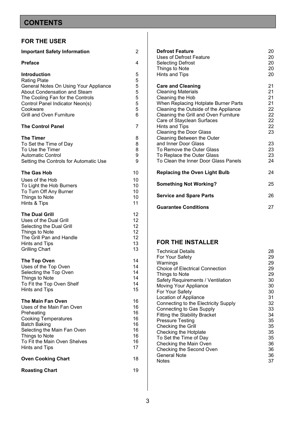 Zanussi ZCM 8021 User Manual | Page 3 / 40