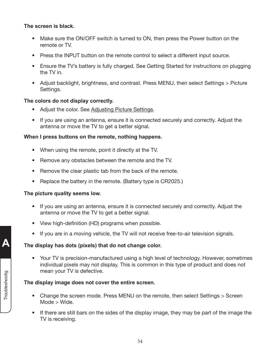 Zanussi VMB070 User Manual | Page 60 / 66