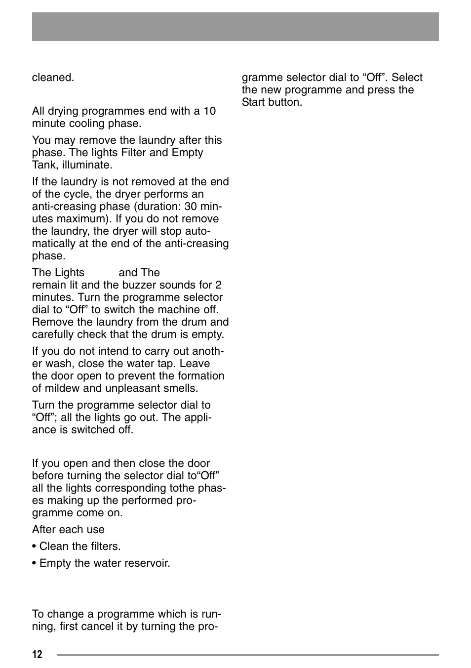 Zanussi 136905611-00-02092008 User Manual | Page 12 / 26