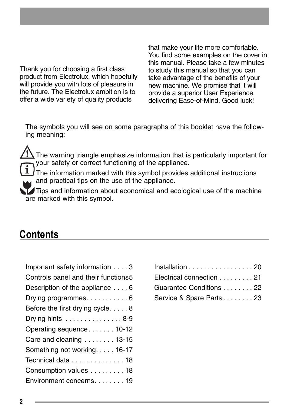 Zanussi 136905611-00-02092008 User Manual | Page 2 / 26