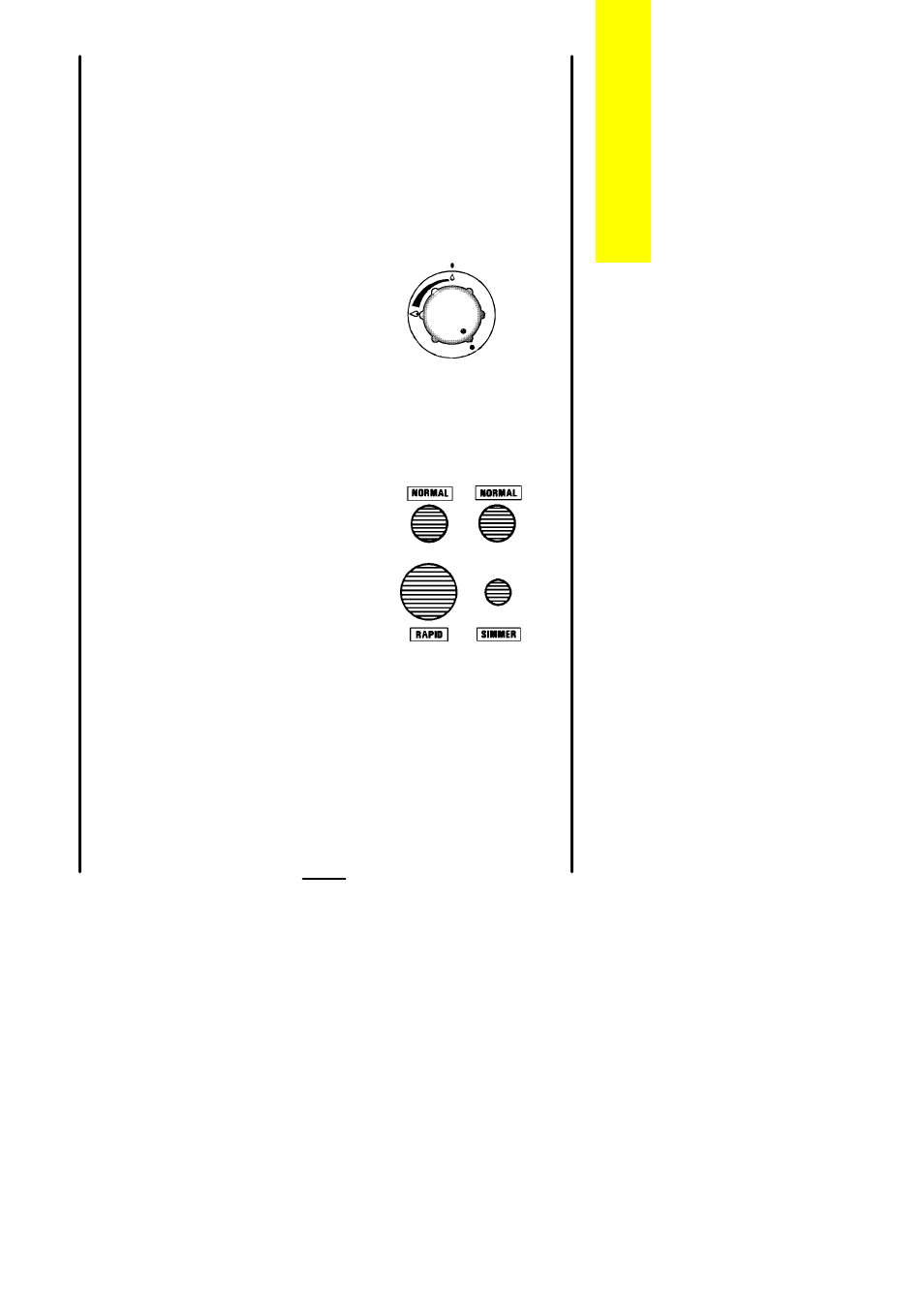 The hotplate, Heat control, Burner sizes | Zanussi ZCG 7900X User Manual | Page 9 / 52