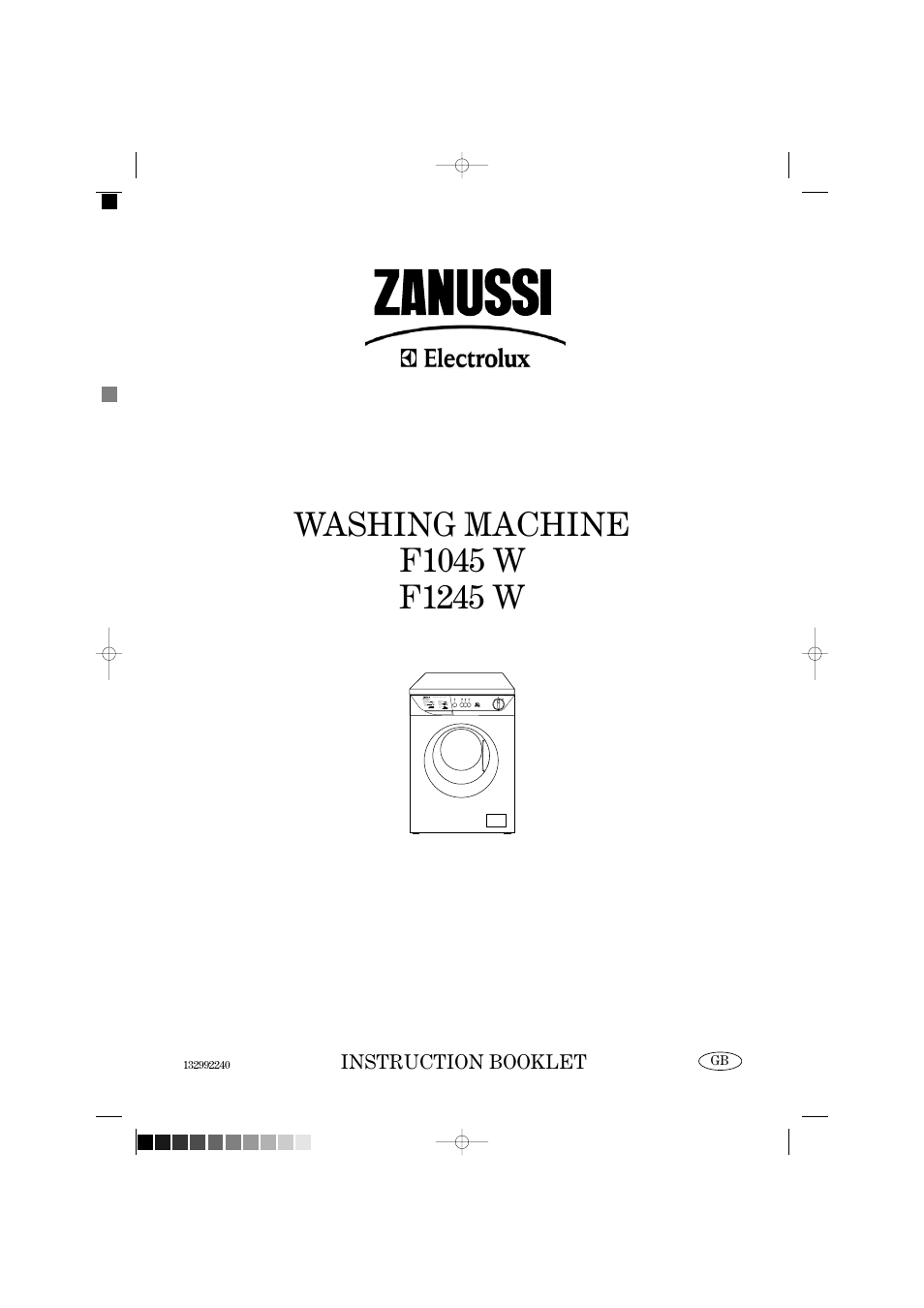 Zanussi F1245 W User Manual | 26 pages