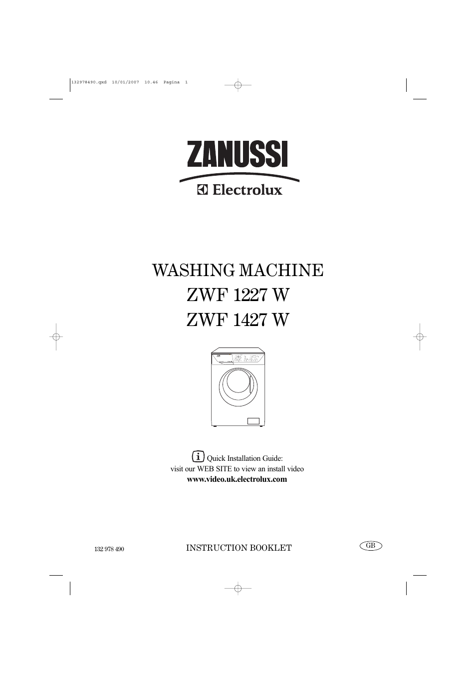 Zanussi ZWF 1427 W User Manual | 28 pages