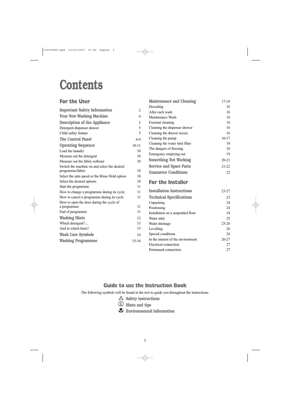 Zanussi ZWF 1427 W User Manual | Page 3 / 28
