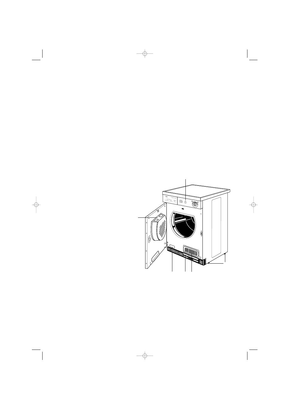 Your new tumble dryer description of the appliance | Zanussi TCS 603 LT User Manual | Page 6 / 13