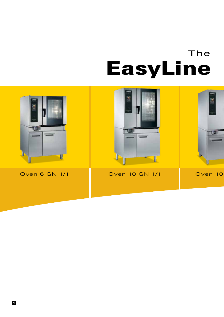 Easyline | Zanussi Convection Oven User Manual | Page 4 / 40