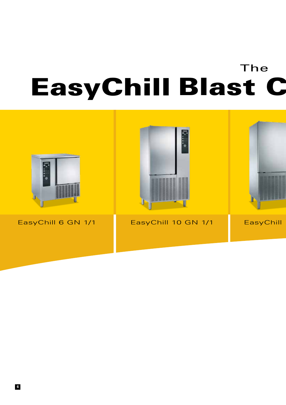 Blast chiller/freezers easychill | Zanussi Convection Oven User Manual | Page 6 / 40