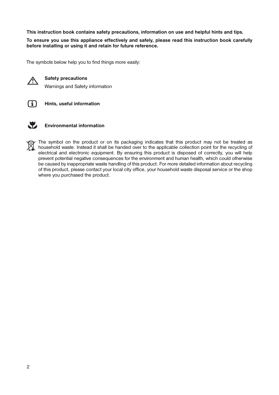 Zanussi ZERB 8643 User Manual | Page 2 / 20