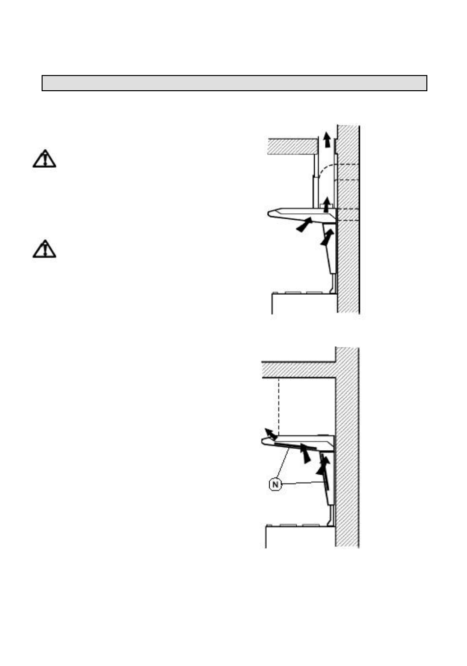 Installing the cooker hood | Zanussi ZHC72X User Manual | Page 9 / 16