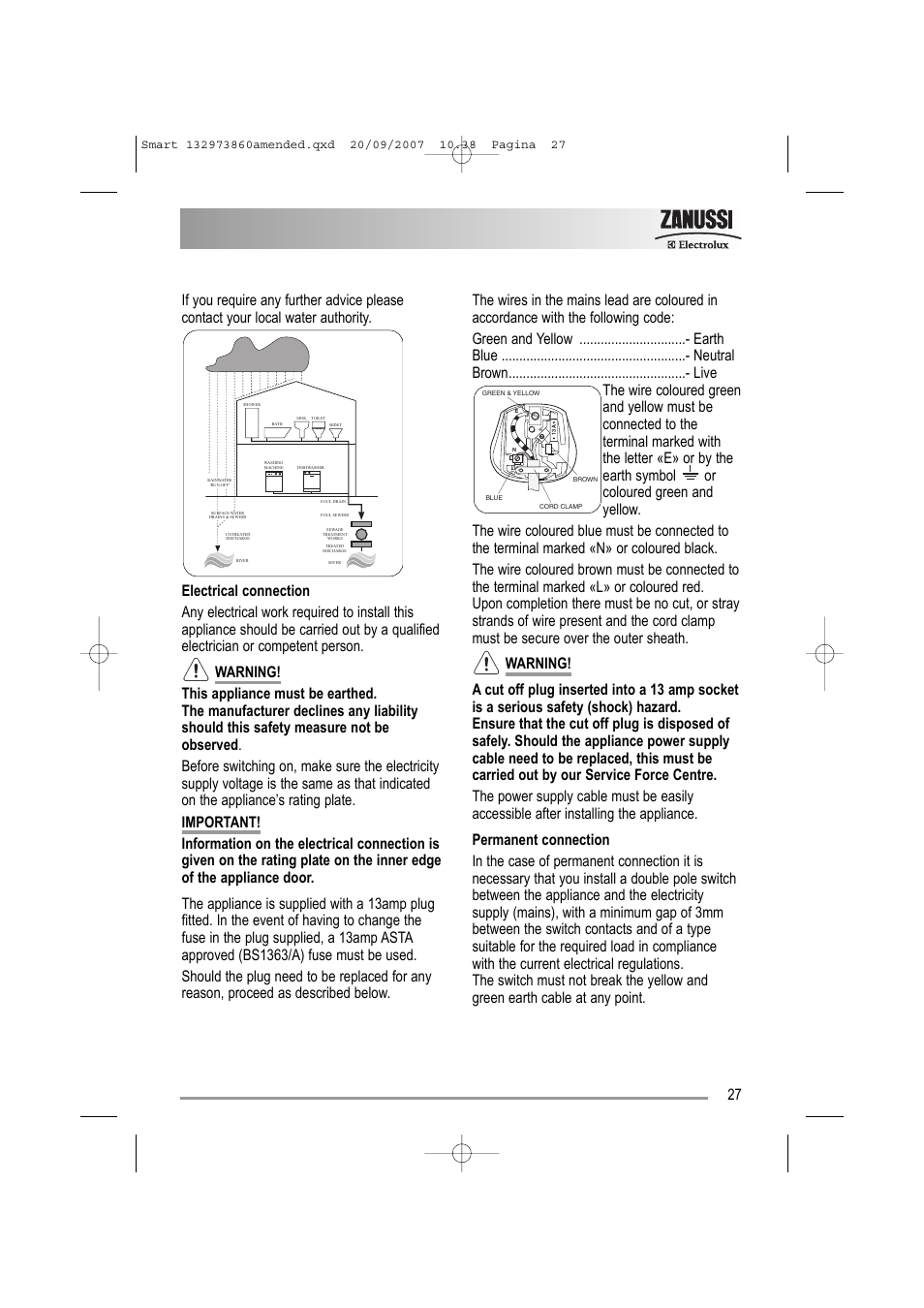 Zanussi ZWF 16070 W User Manual | Page 27 / 32