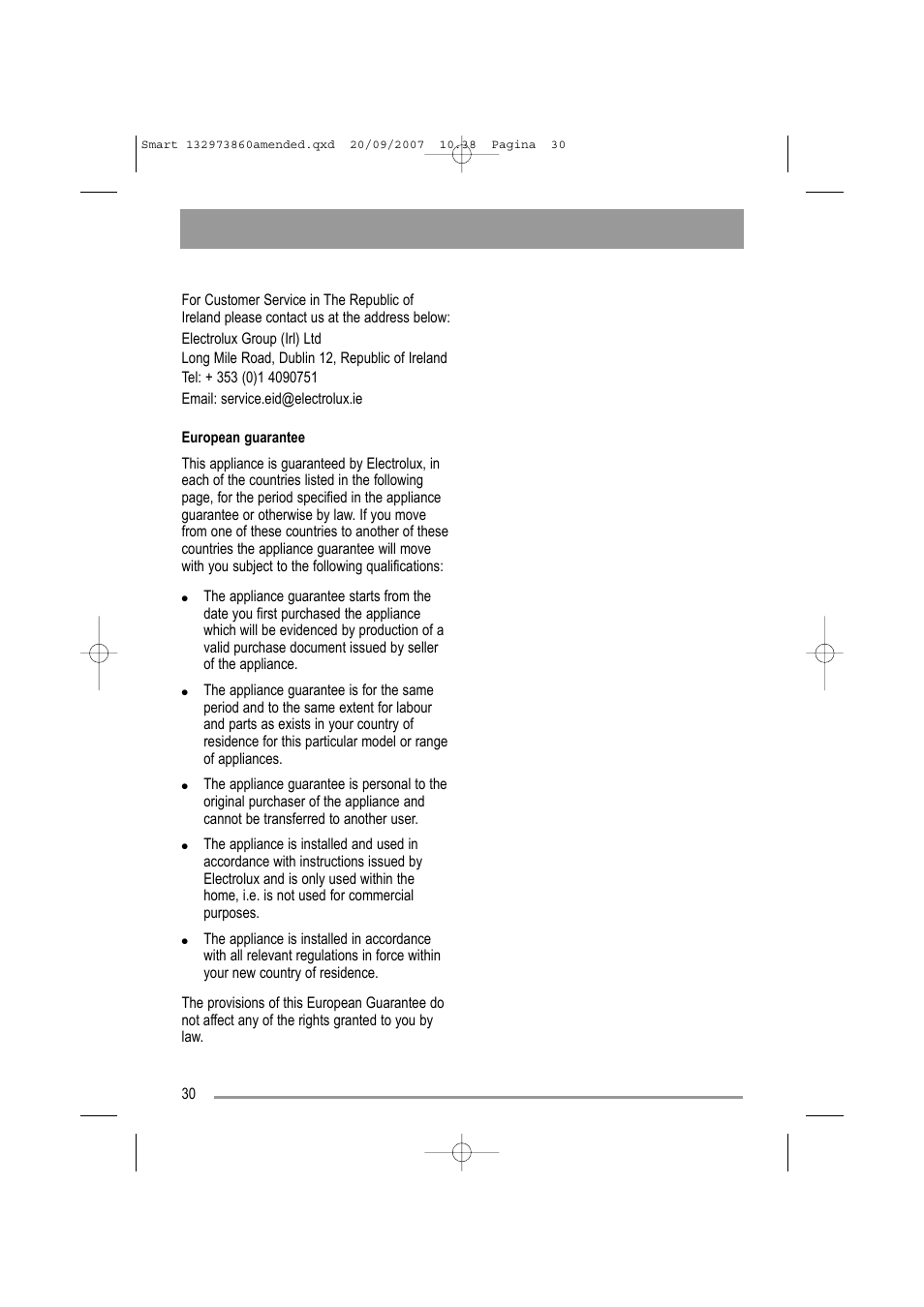 Zanussi ZWF 16070 W User Manual | Page 30 / 32