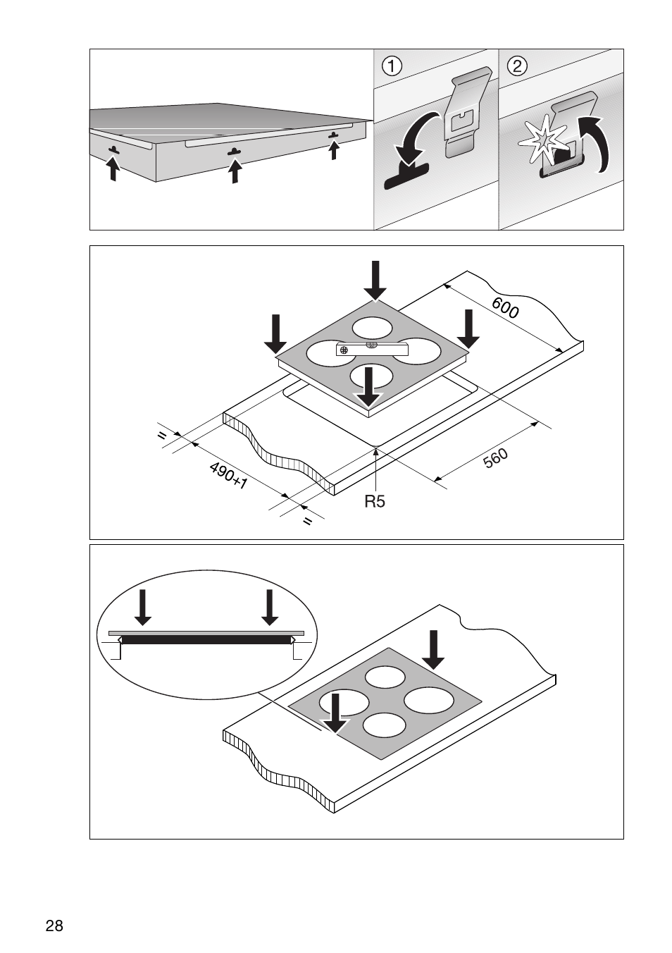 Zanussi ZKT631DX User Manual | Page 28 / 36