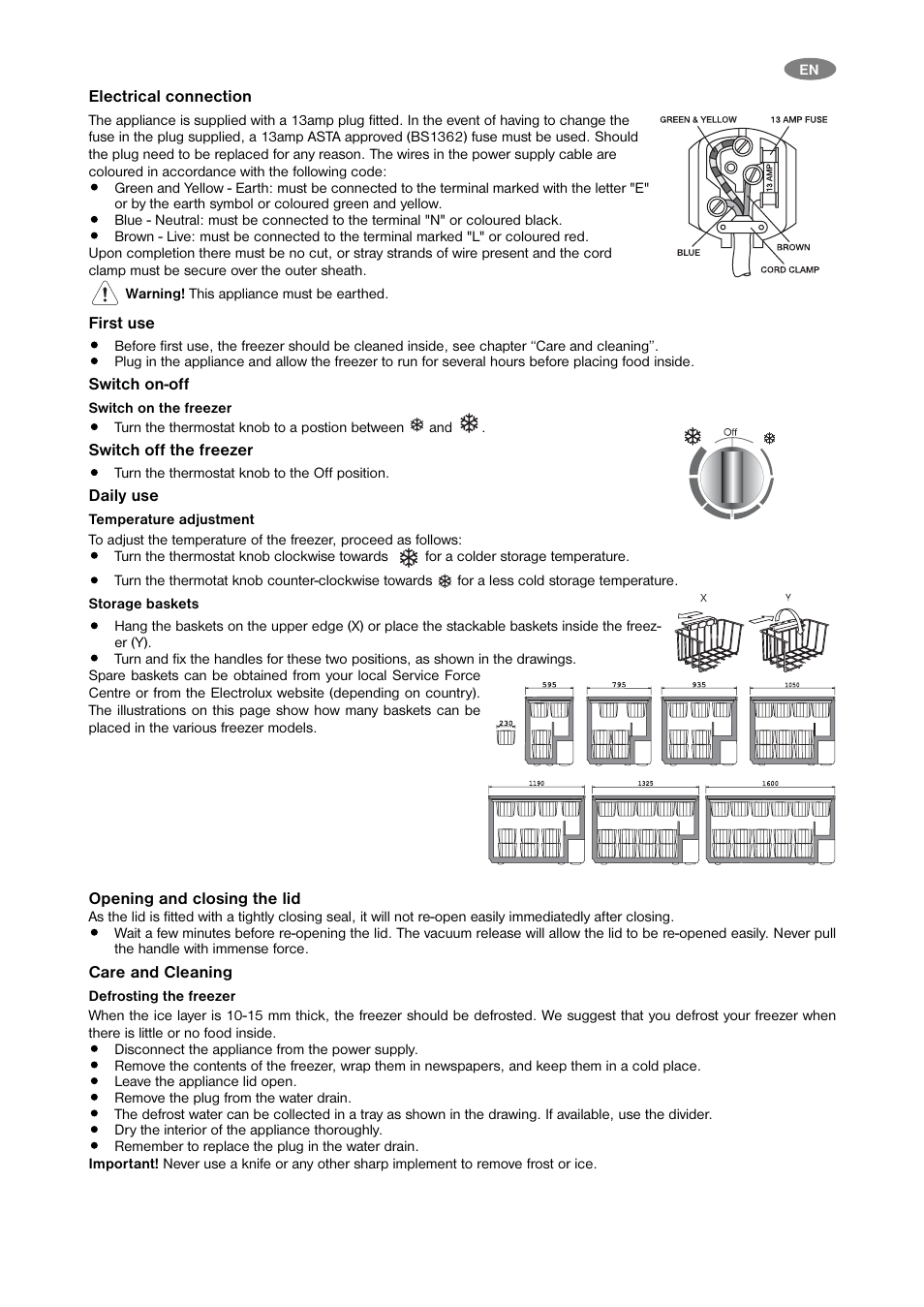 Zanussi ZFC 622 WA User Manual | Page 3 / 8
