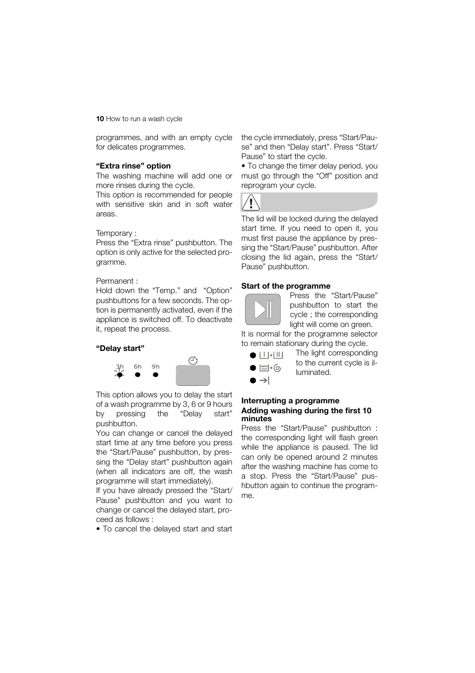 Zanussi ELECTROLUX ZWT 8120 User Manual | Page 10 / 24