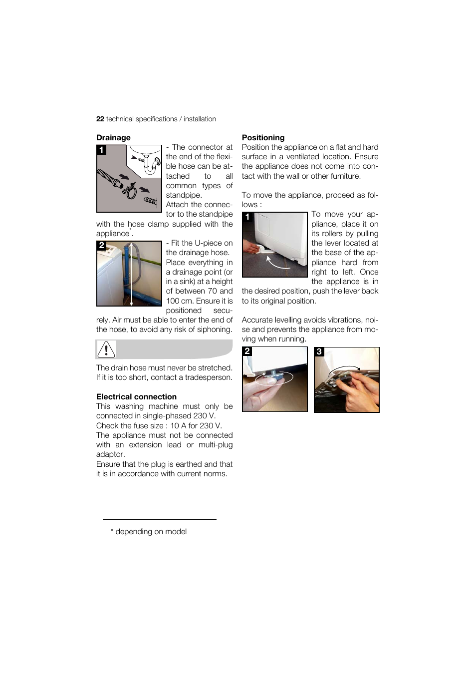 Zanussi ELECTROLUX ZWT 8120 User Manual | Page 22 / 24