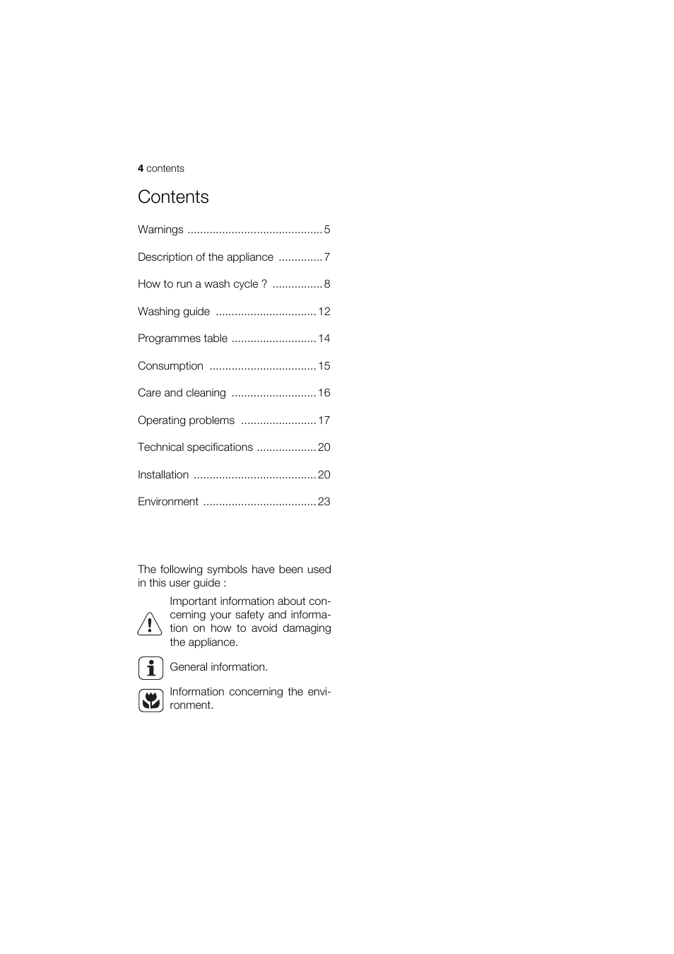 Zanussi ELECTROLUX ZWT 8120 User Manual | Page 4 / 24