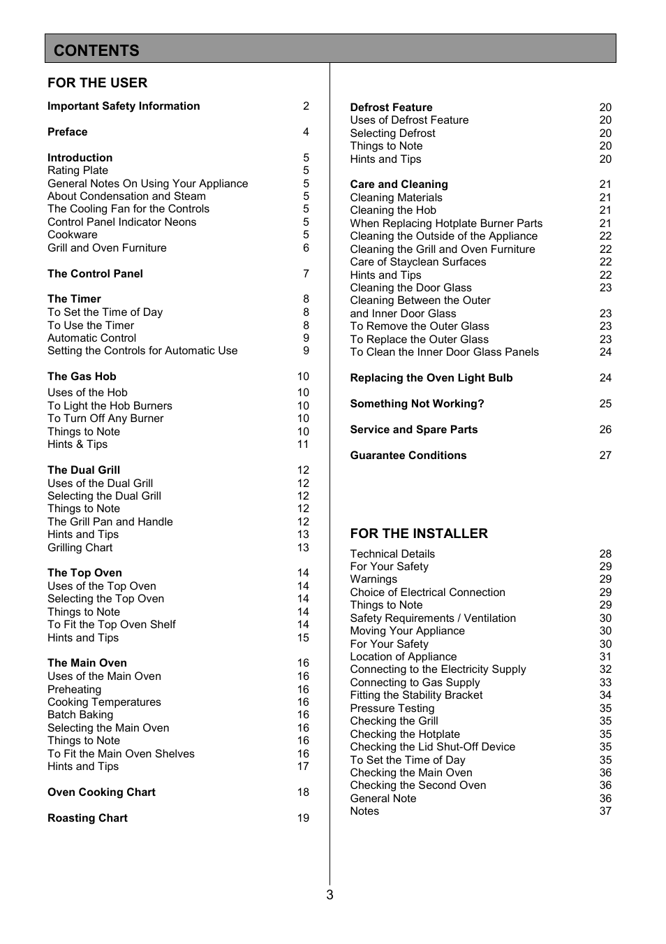 Zanussi ZCM 7902 User Manual | Page 3 / 40