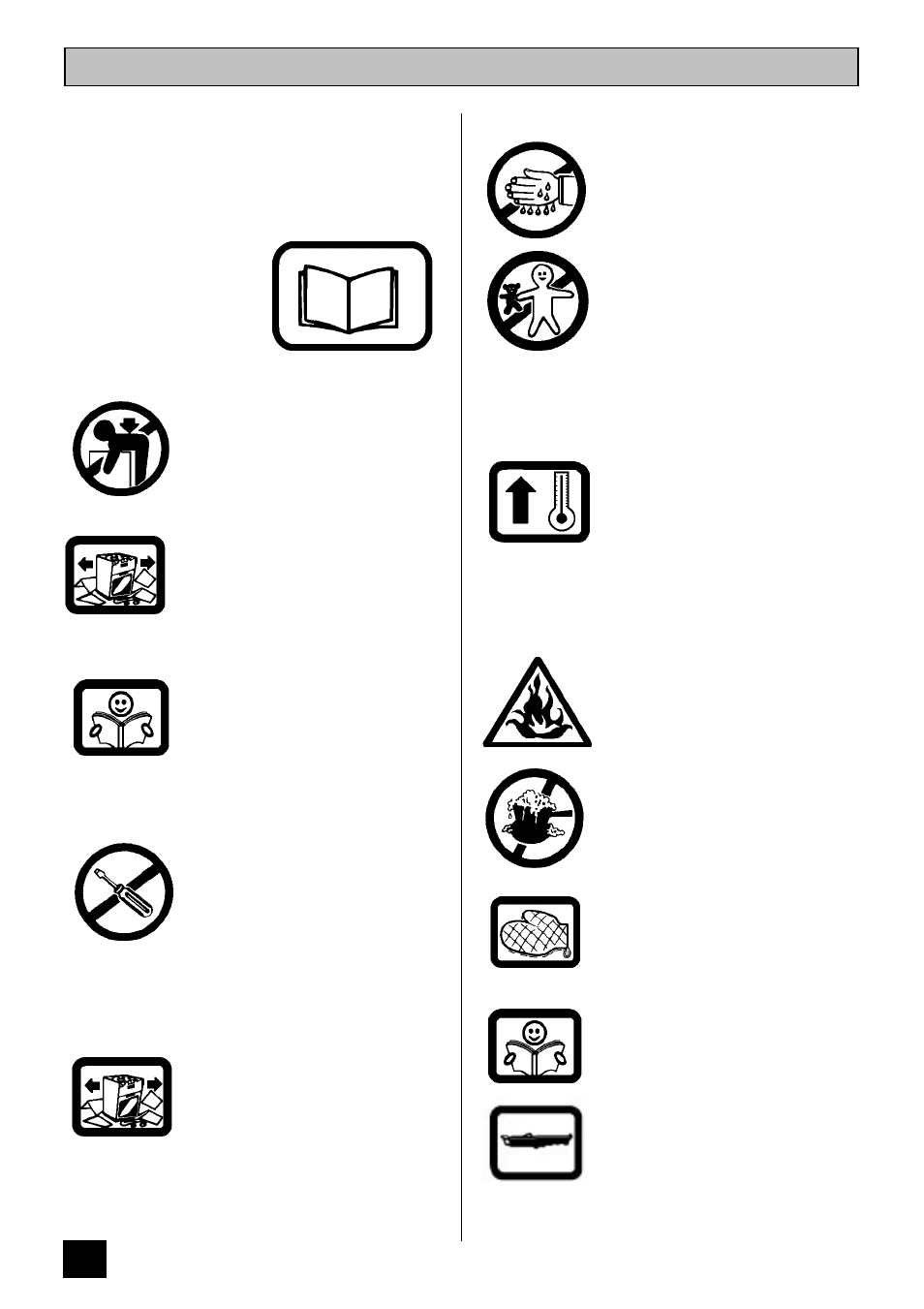 Safety | Zanussi ZCE 7350 User Manual | Page 6 / 28