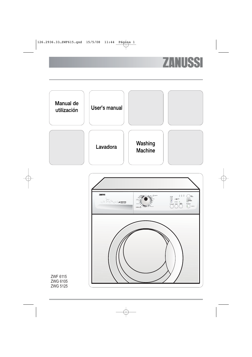 Zanussi ZWG 6105 User Manual | 29 pages