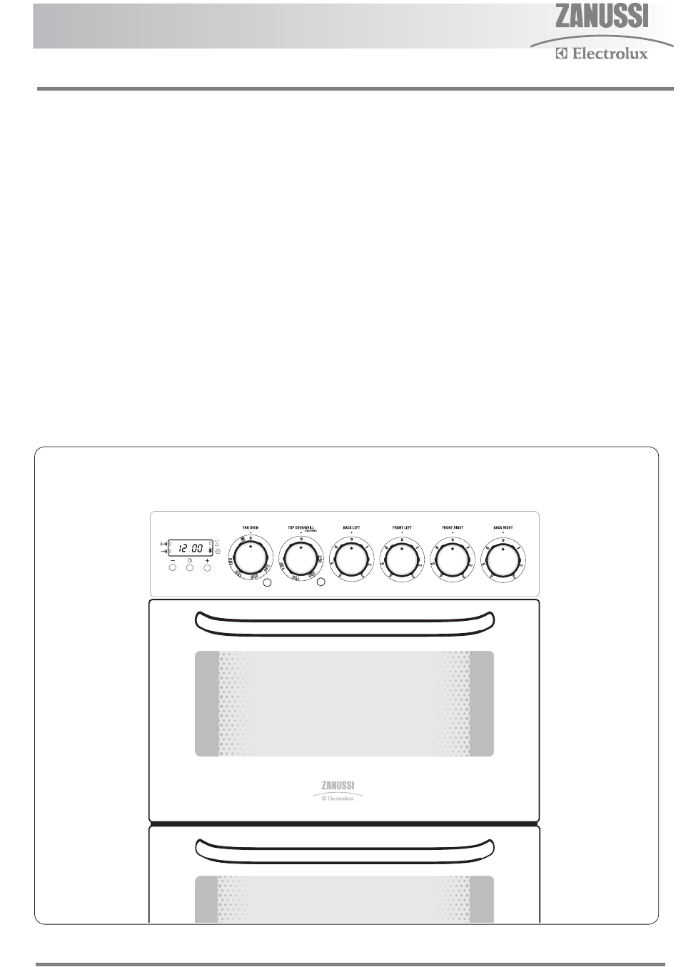 Zanussi ZCE 5000 User Manual | 40 pages