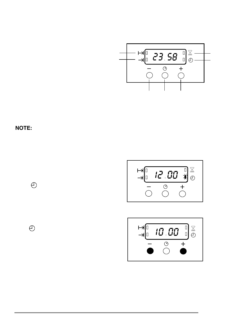 Set the time of day, Electronic timer | Zanussi ZCE 5000 User Manual | Page 9 / 40