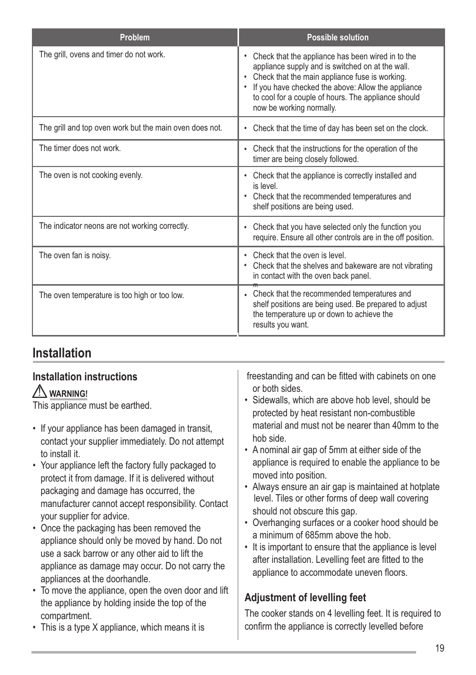 Sayfa19, Installation | Zanussi SOUNDPOINT SIP 3.0.2 User Manual | Page 19 / 28
