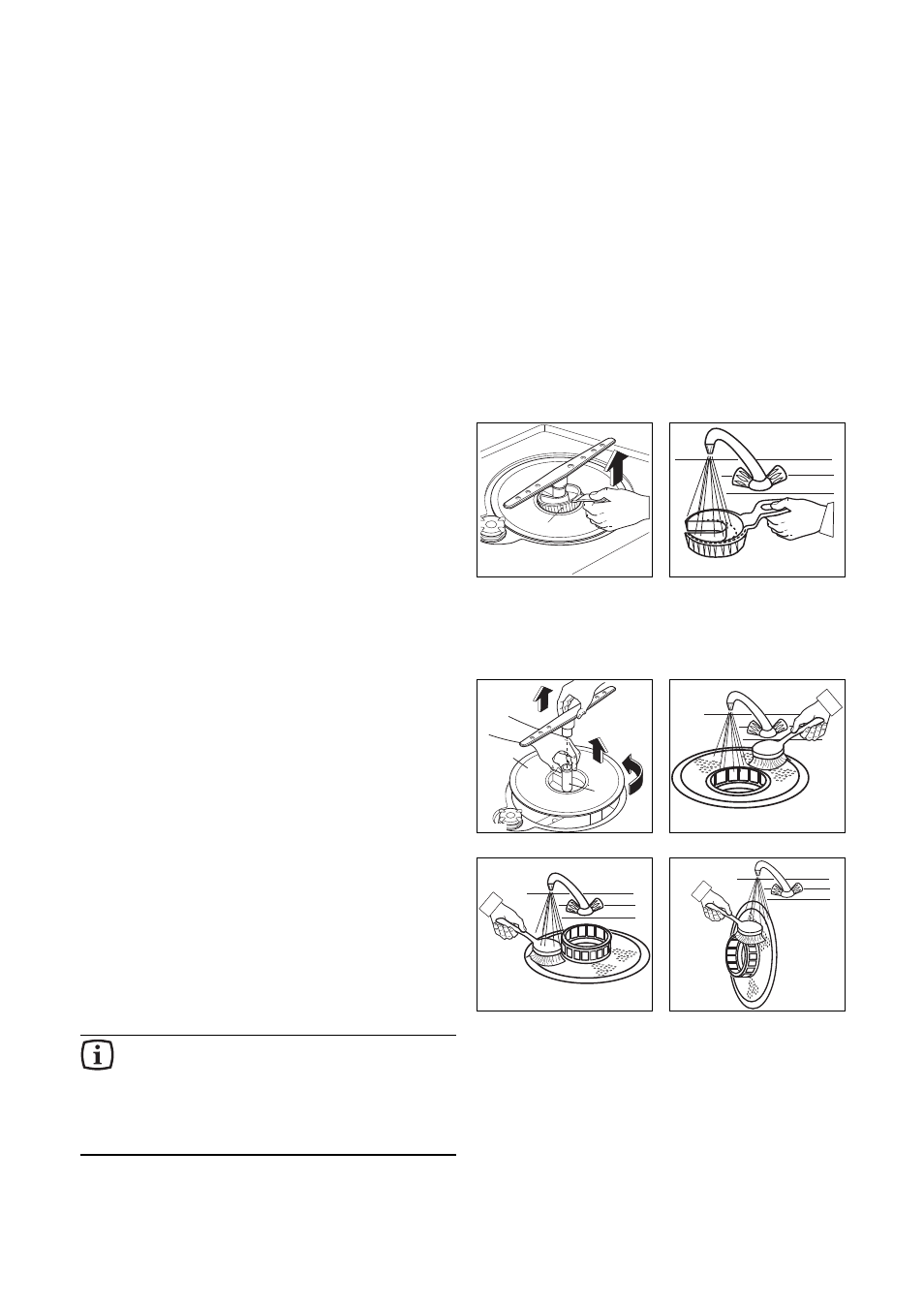 Maintenance and cleaning, Internal cleaning, Cleaning the central filter | Cleaning the large filter | Zanussi DES 959 User Manual | Page 18 / 28