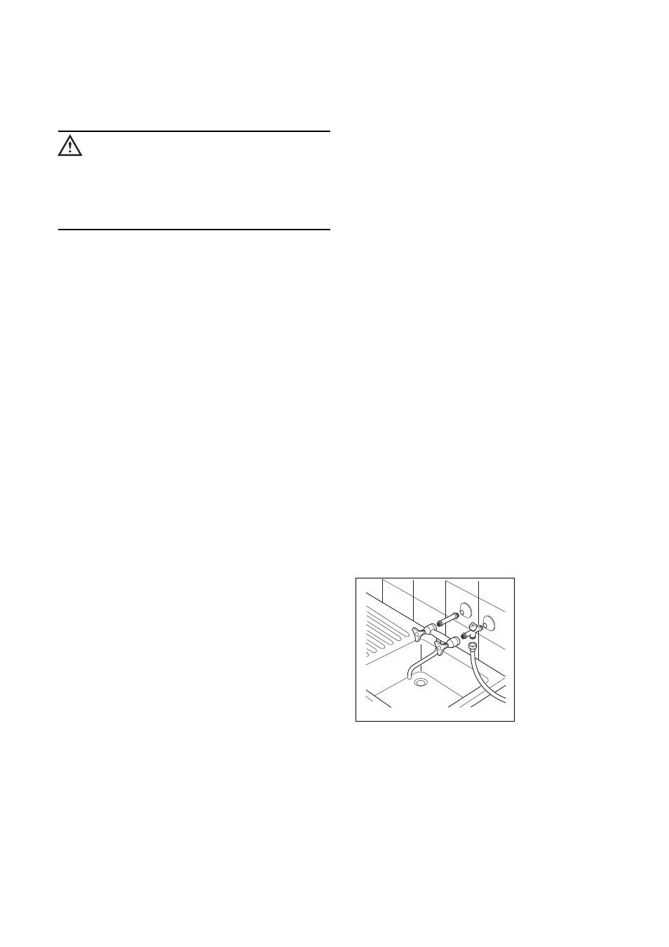 Installation instructions, Water supply connections | Zanussi DES 959 User Manual | Page 24 / 28
