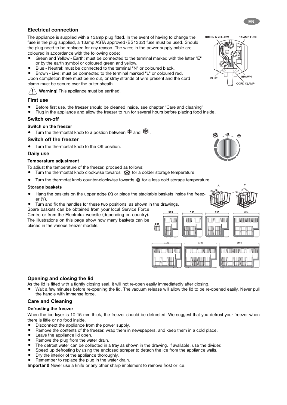 Zanussi ZFC 626 WA User Manual | Page 3 / 8