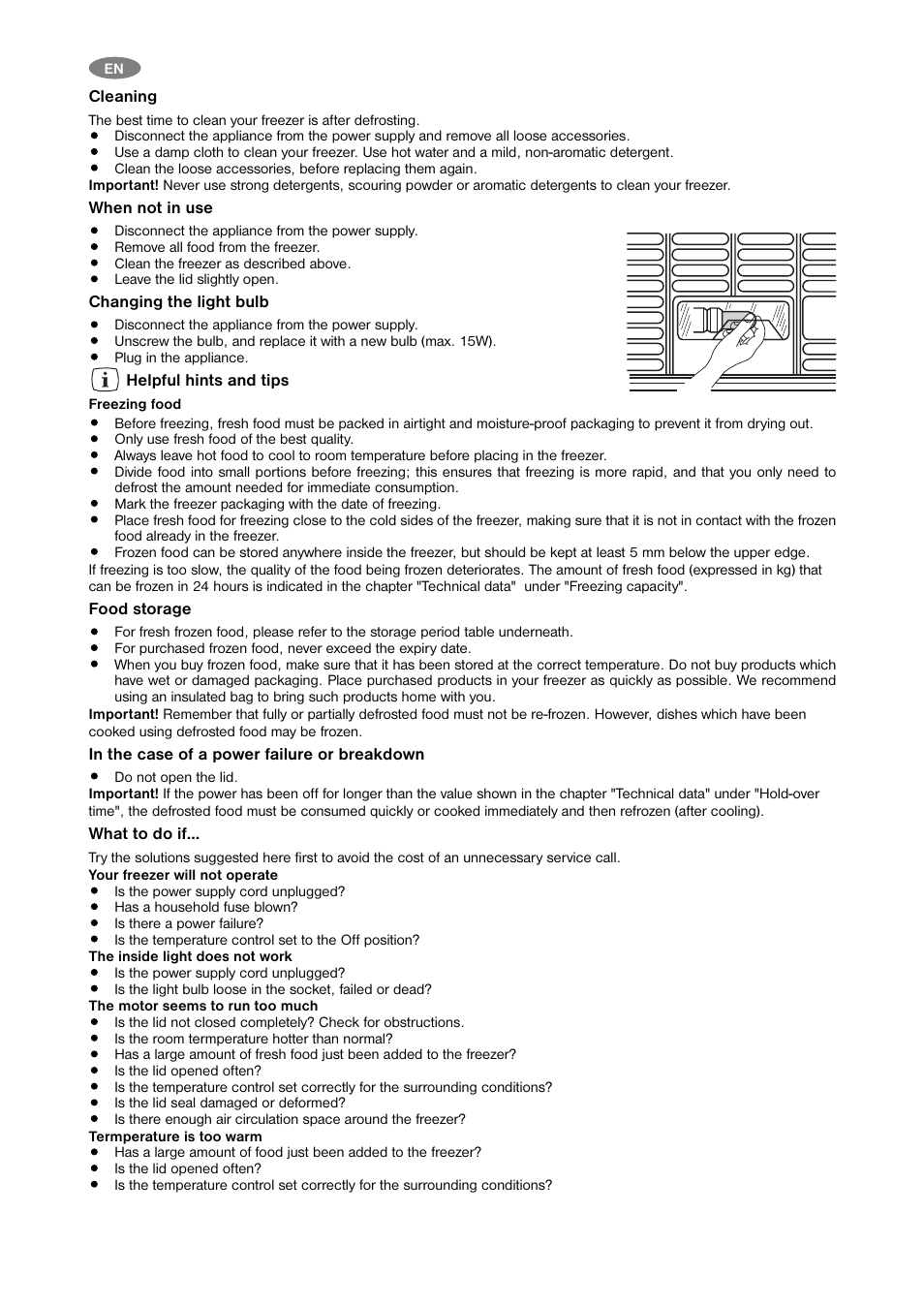 Zanussi ZFC 626 WA User Manual | Page 4 / 8