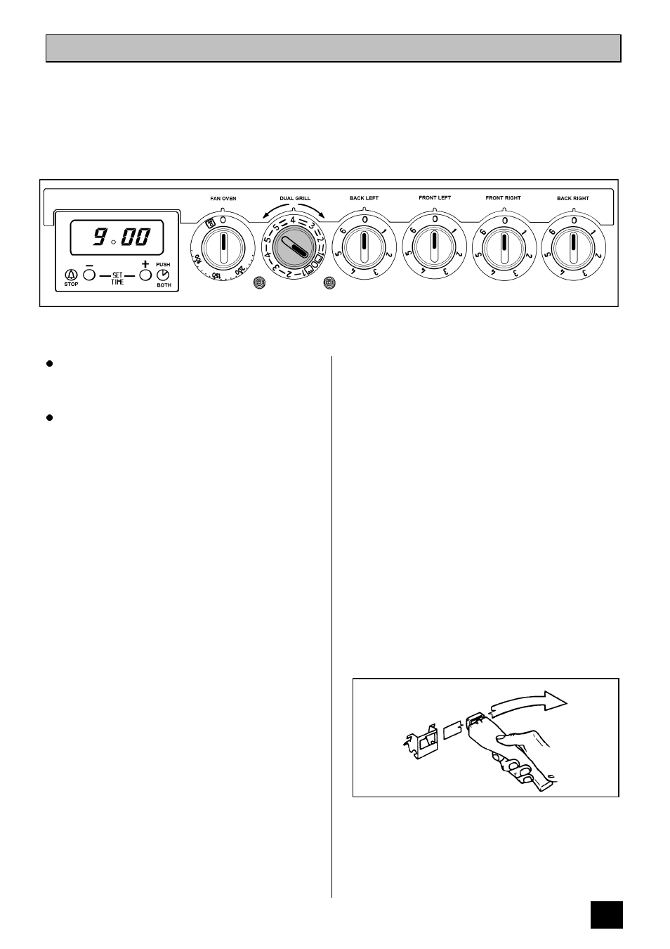The grill | Zanussi ZCE 7300 User Manual | Page 15 / 28