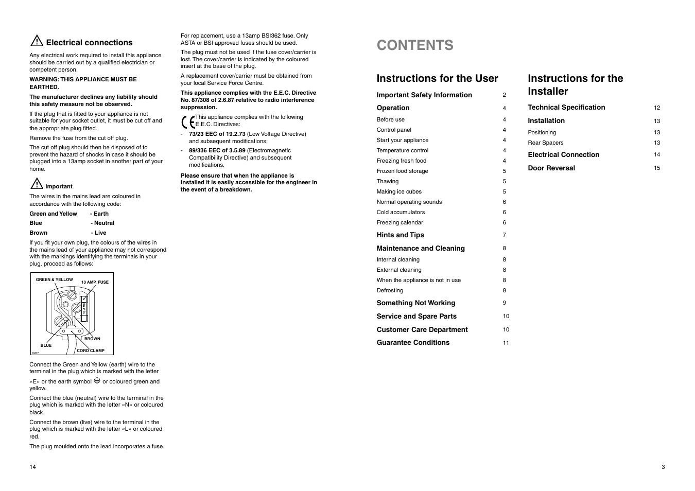 Zanussi ZEF 226 User Manual | Page 14 / 16