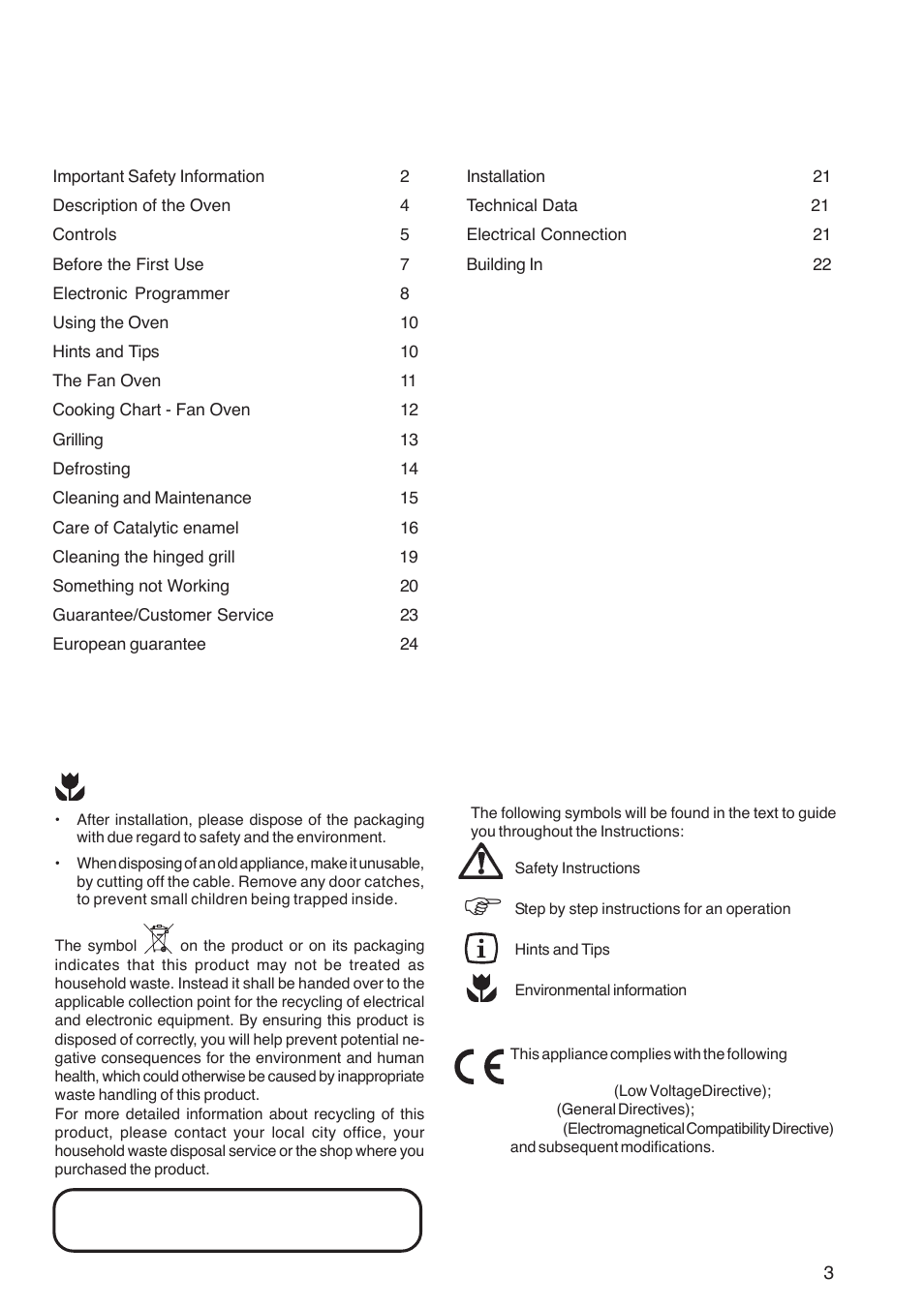 Zanussi ZBF 569 User Manual | Page 3 / 28