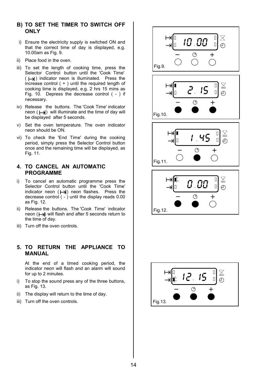 Zanussi ZCE 7690 User Manual | Page 14 / 36