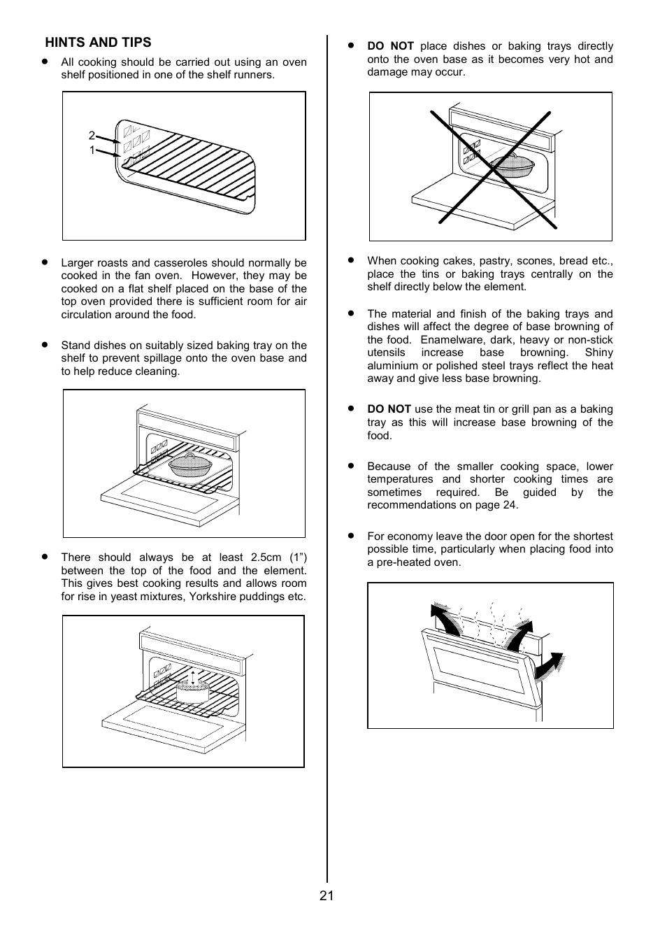Zanussi ZCE 7690 User Manual | Page 21 / 36