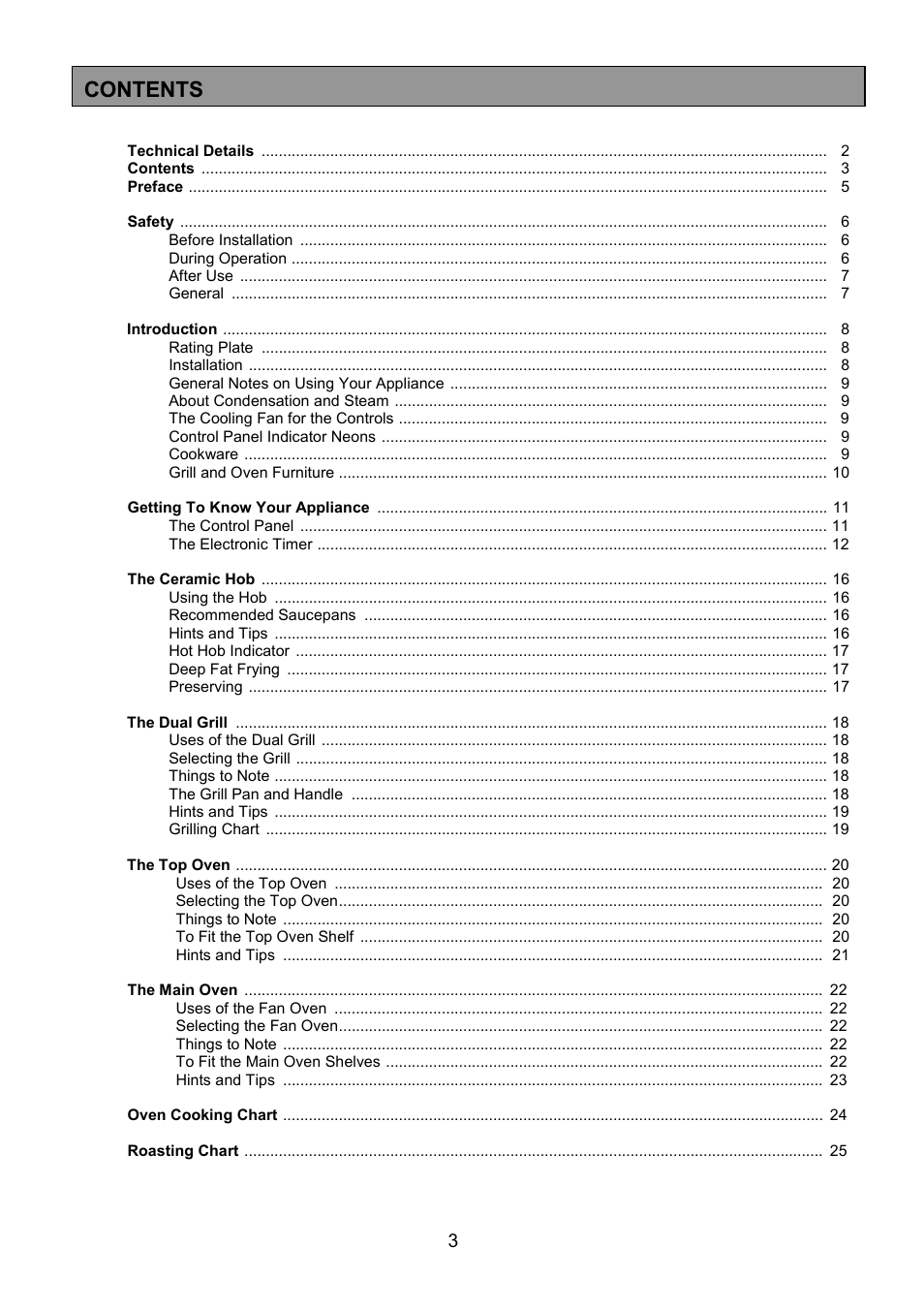 Zanussi ZCE 7690 User Manual | Page 3 / 36