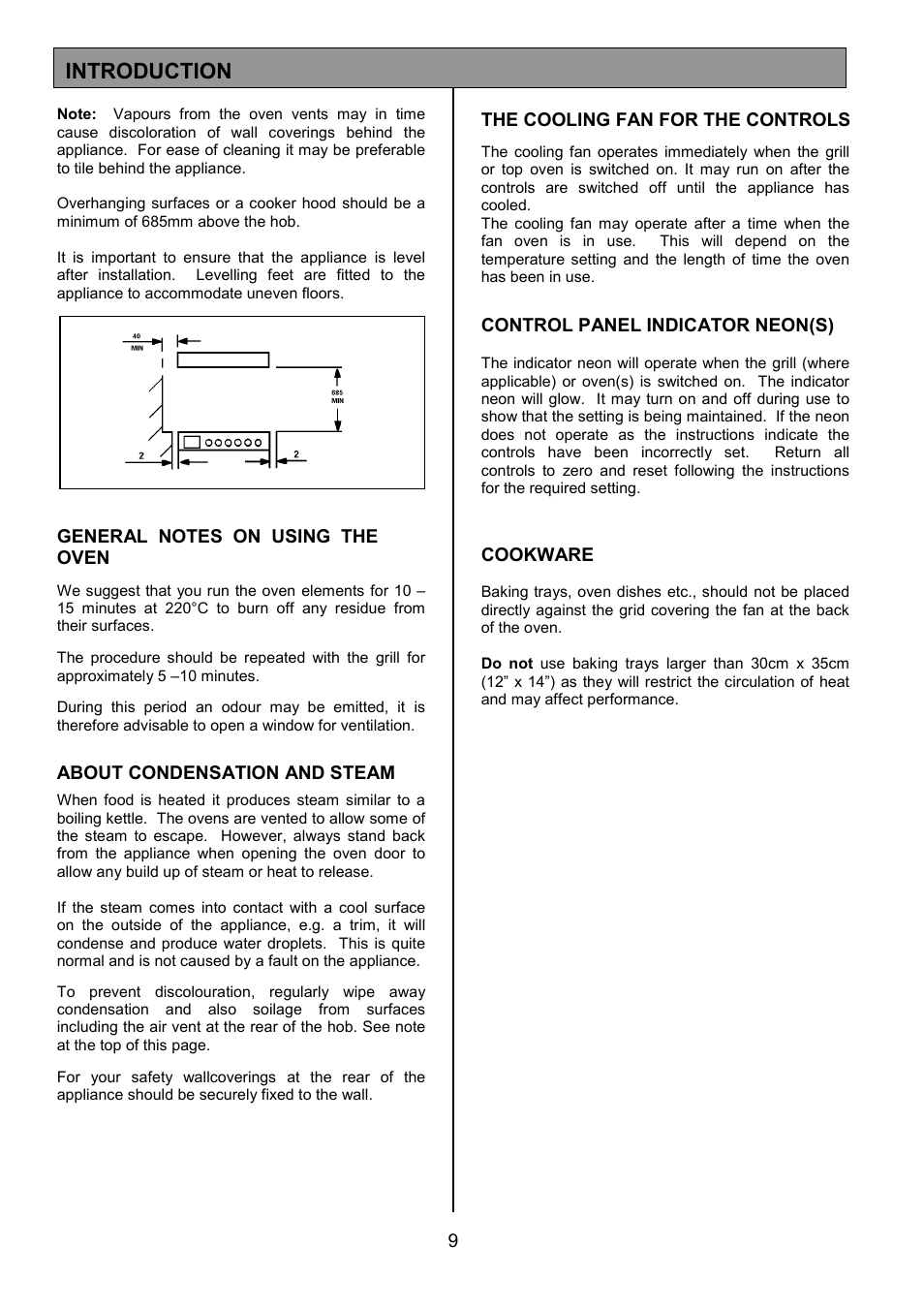 Introduction | Zanussi ZCE 7690 User Manual | Page 9 / 36