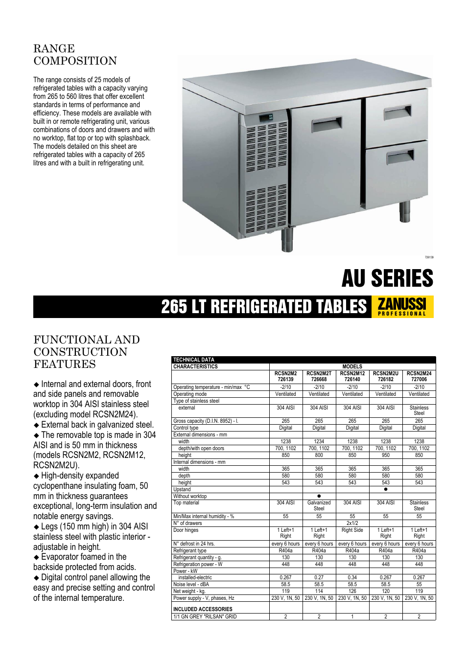 Zanussi 726182 User Manual | 4 pages