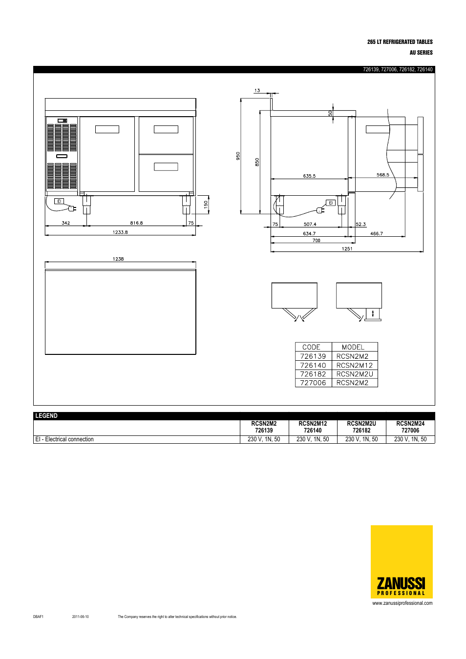 Zanussi | Zanussi 726182 User Manual | Page 3 / 4